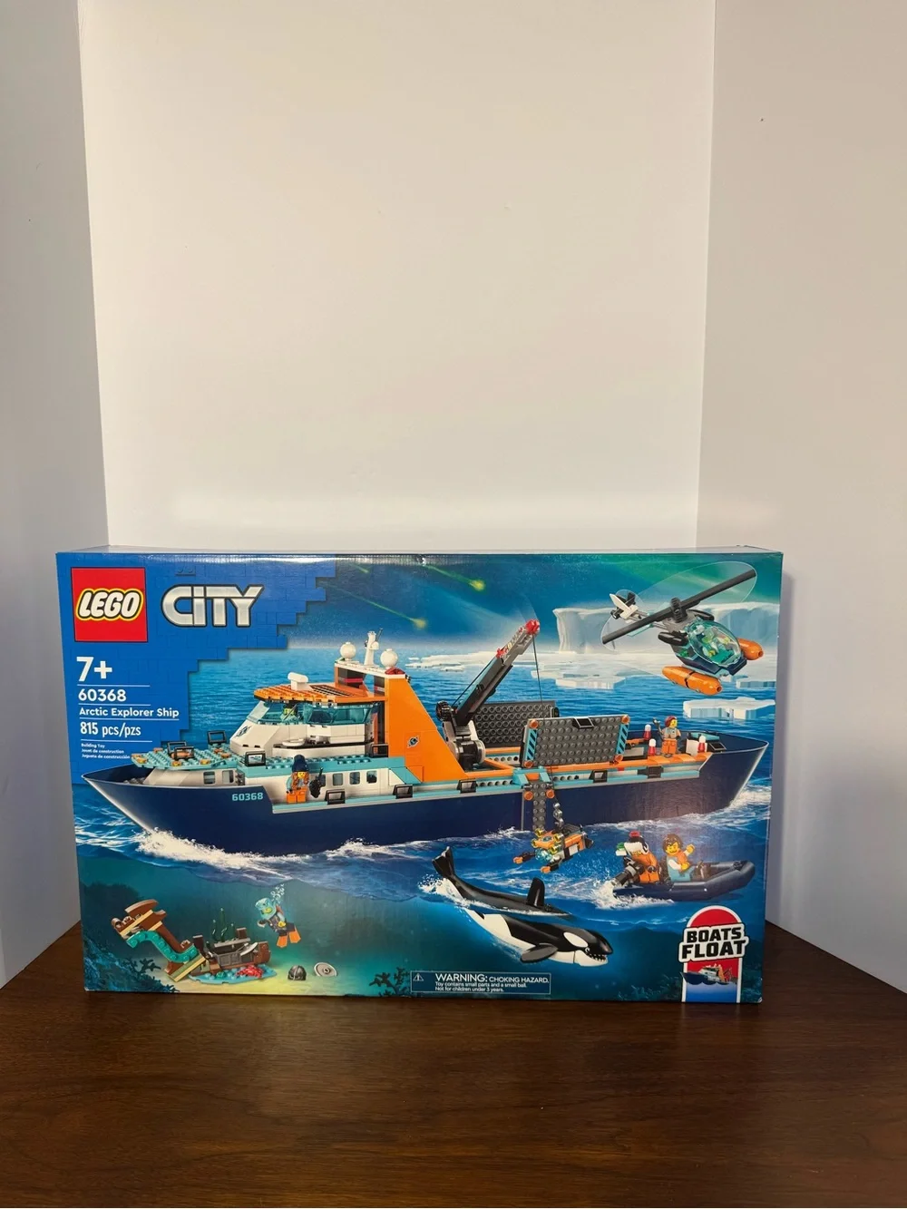 LEGO City 60368 Arctic Explorer Ship New Sealed 815-Piece Building Set